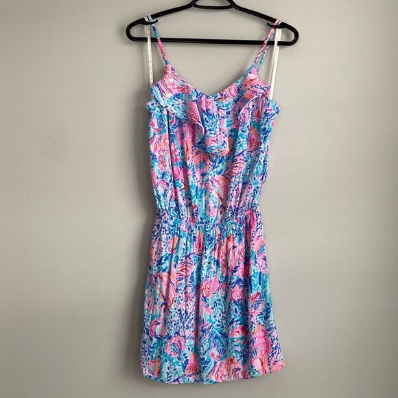 Lilly Pulitzer Treasure Trove Zana Skort Romper - Picture 1 of 9